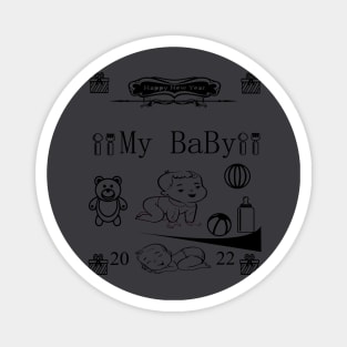 New Baby T-shirt Magnet